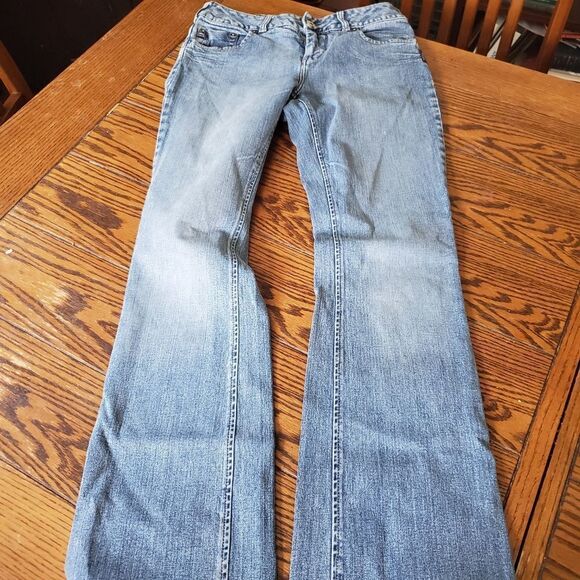 Silver mideise stretch jeans sz 28x34 - Picture 5 of 5